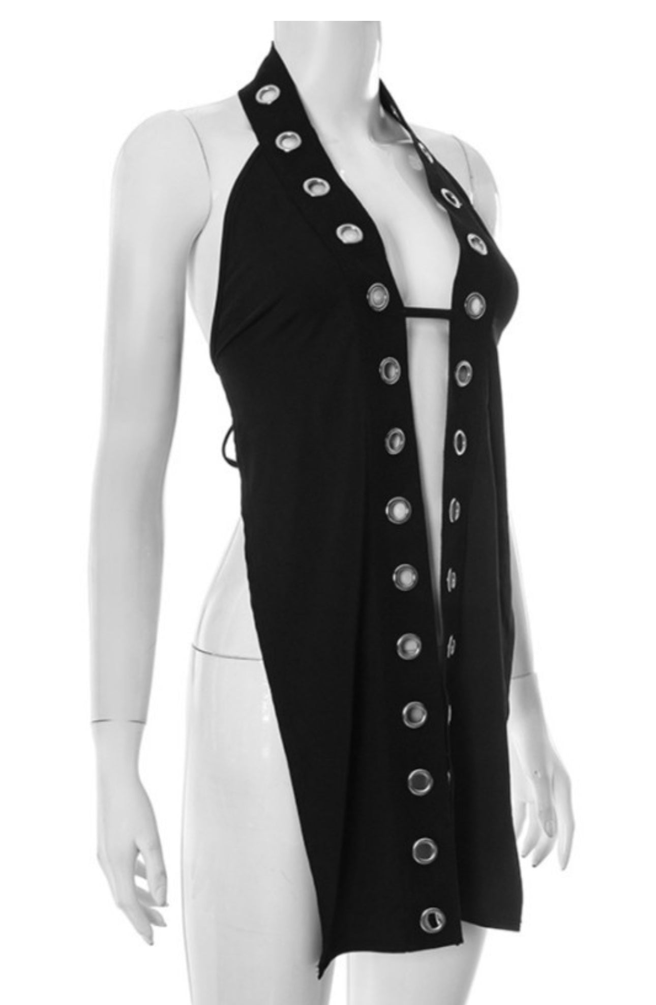 KELSEY SYMMETRICAL HALTER TIE TOP