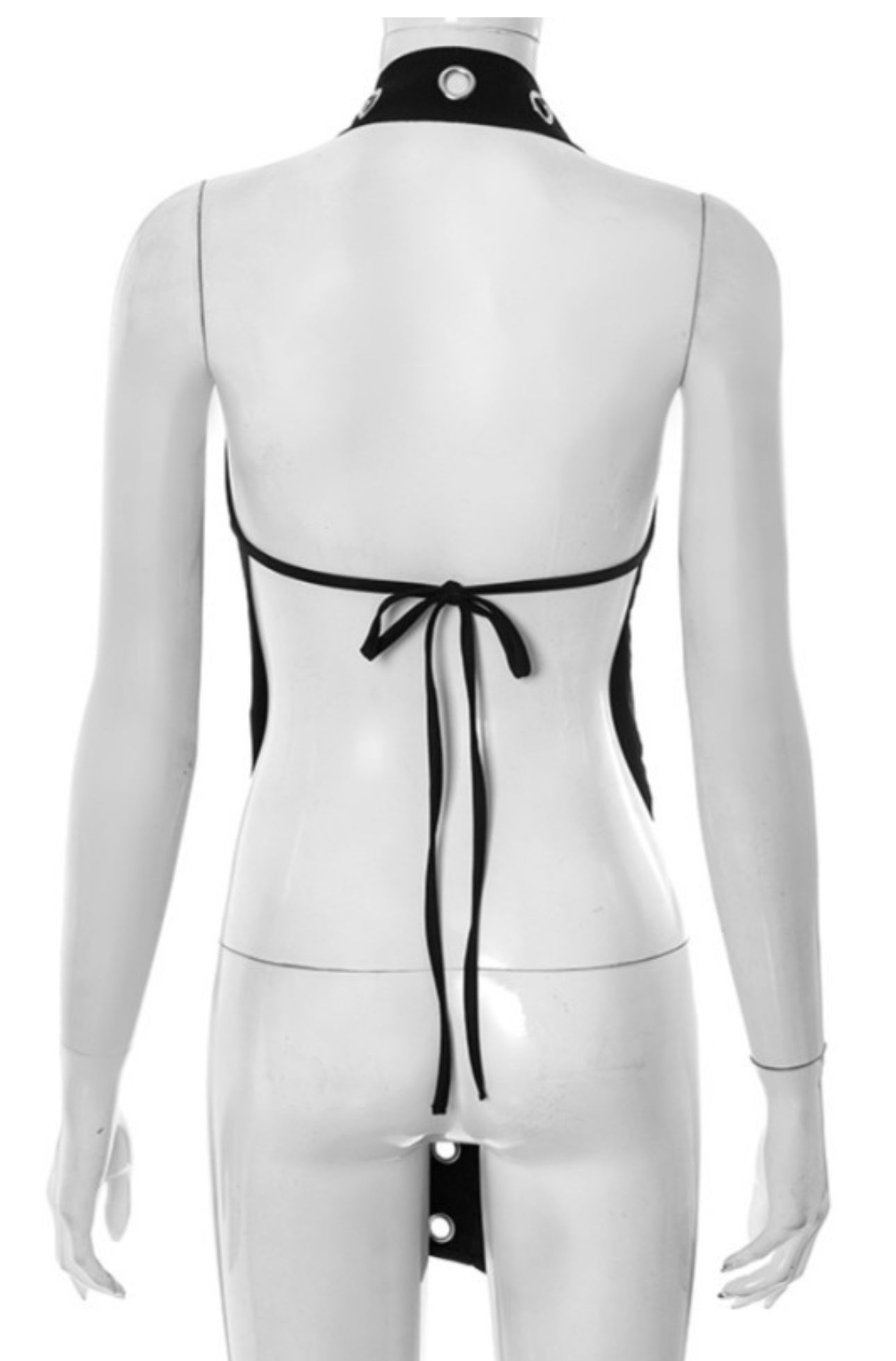 KELSEY SYMMETRICAL HALTER TIE TOP