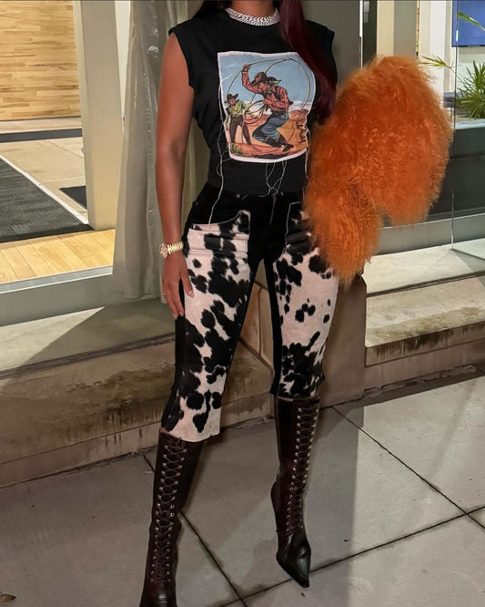 COWWOW CAPRI PANTS