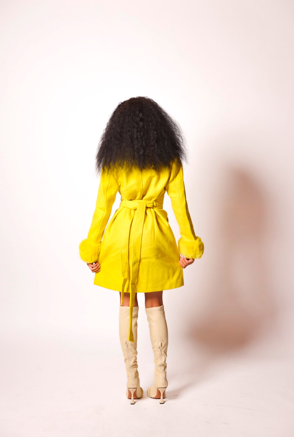 Rich Auntie Fur Trim Coat